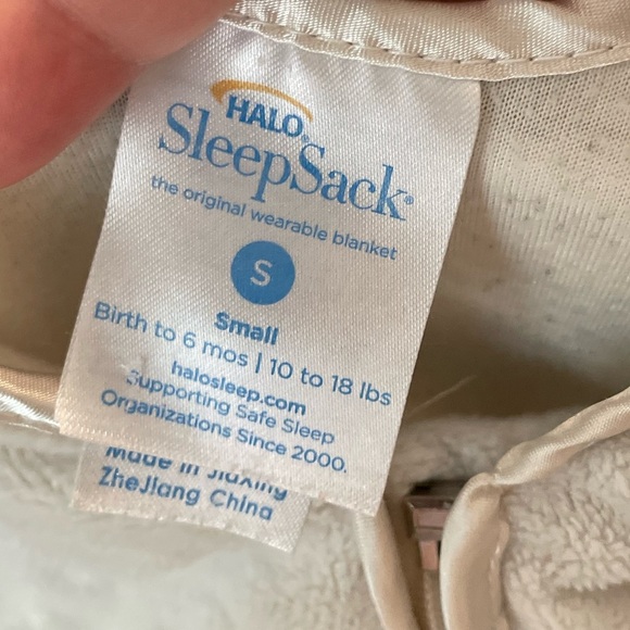 Halo Baby Cream Cozy Sleep Sack size Small - Picture 5 of 5
